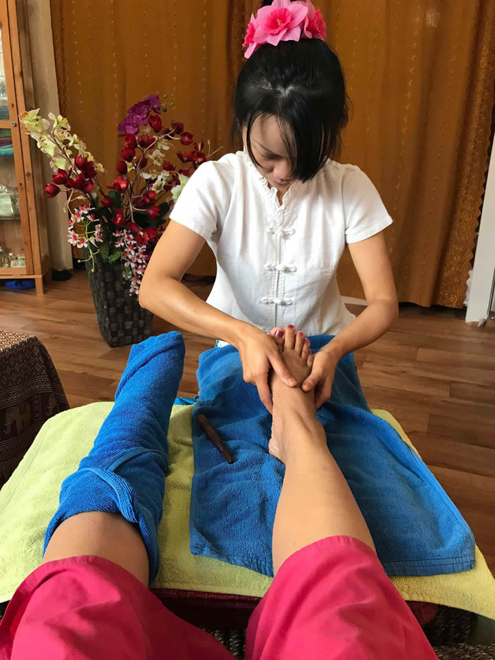 massage des pieds
